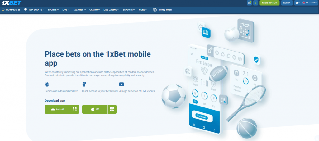 1xBet O'zbekiston sharhi va foydalanuvchi qo'llanmasi 2026