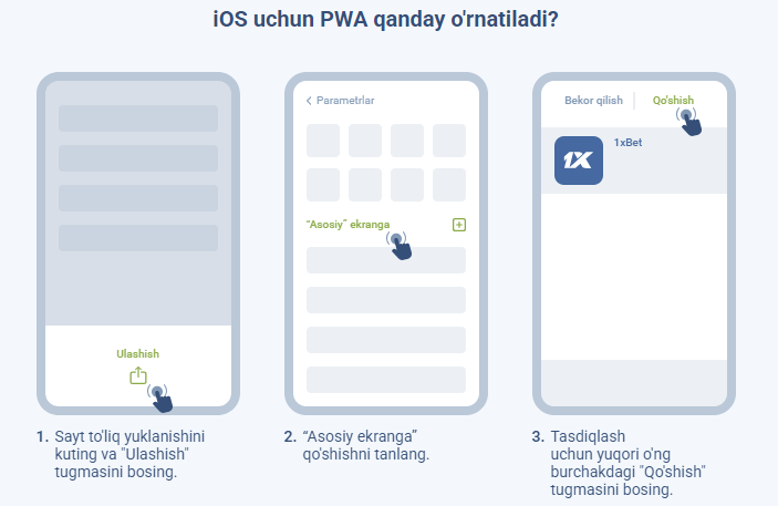 1xbet Apk Yuklab Olish - Android va iOS Ilova